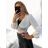 Top/blúzka dlhý rukáv dámske (S/M ONE SIZE) TALIANSKA MÓDA IMM23MS36009