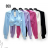 Blúzka/crop top elegantný dlhý rukáv dámska (S/M ONE SIZE) TALIANSKA MÓDA IMPHD23059