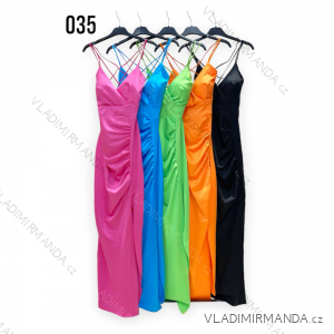 Šaty na ramienka dámske (S/M ONE SIZE) TALIANSKA MÓDA IMPHD23035-1