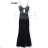 Šaty dlhé spoločenské na ramienka dámske (S/M ONE SIZE) TALIANSKA MÓDA IMPHD2321249