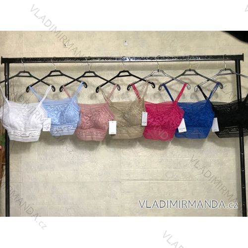 Crop top na ramienka dámsky (S/M ONE SIZE) TALIANSKA MÓDA IMPGM231117