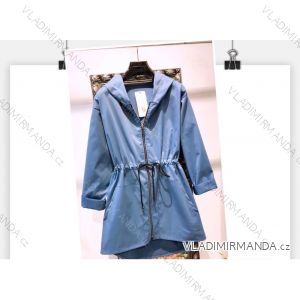 Bunda na zips s kapucňou dámska (S/M ONE SIZE) TALIANSKA MÓDA IMPGM239766