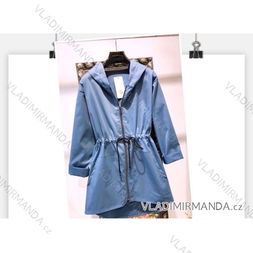Bunda na zips s kapucňou dámska (S/M ONE SIZE) TALIANSKA MÓDA IMPGM239766