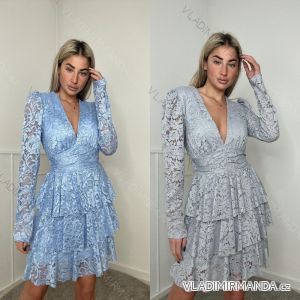 Šaty krajkové boho dlhý rukáv dámske (S/M ONE SIZE) TALIANSKA MÓDA IMPBB23B23317