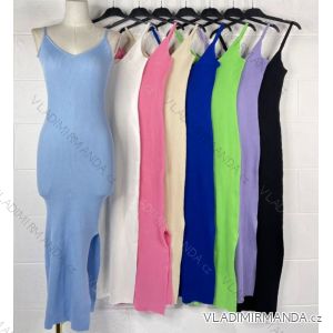 Šaty dlhé na ramienka dámske (S/M ONE SIZE) TALIANSKA MÓDA IMPBB2308363r
