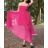 Šaty elegantné spoločenské carnom/na ramienka dámske (S/M ONE SIZE) TALIANSKA MÓDA IMPBB23A10543