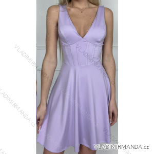 Šaty elegantné na ramienka dámske (S/M ONE SIZE) TALIANSKA MÓDA IMPBB23B23297