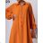 Šaty oversize košeľové dlhý rukáv dámske (S/M/L ONE SIZE) TALIANSKA MÓDA IMWAS23128