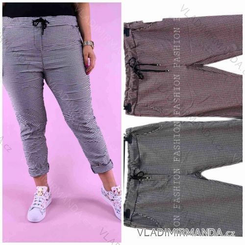 Nohavice dlhé strečové nadrozmer (3XL/4XL ONE SIZE) TALIANSKA MÓDA IMWT23225