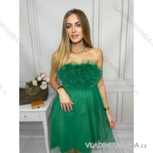 Šaty spoločenské carmen dámske (S/M ONE SIZE) TALIANSKA MÓDA IMWK23240