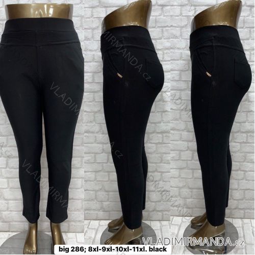 Nohavice džegíny dlhé dámske nadrozmer (8XL-11XL) TURECKÁ MÓDA TMWL23286