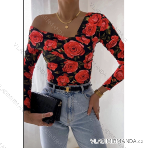 Body dlhý rukáv dámske (S/M ONE SIZE) TALIANSKA MÓDA IMPGM23233005