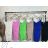 Šaty elegantné na ramienka dámske (S/M ONE SIZE) TALIANSKA MÓDA IMPGM23S025