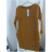 Šaty klasik bavlněné dlouhý rukáv dámské (M/L ONE SIZE) ITALSKÁ MÓDA IMD22787 vínová M / L