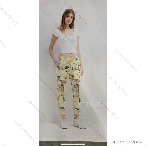 Nohavice strečové dlhé dámske (M/L ONE SIZE) TALIANSKA MÓDA IMC23107