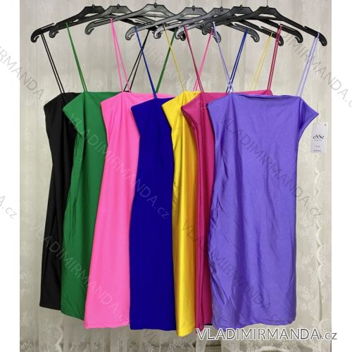 Šaty na ramienka dámske (S/M ONE SIZE) TALIANSKA MÓDA IMPLP2338330060