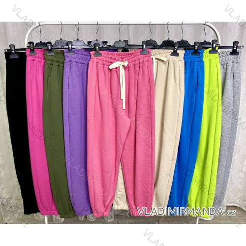 Tepláky dlhé dámske (S/M ONE SIZE) TALIANSKA MÓDA IMPLP2360900011
