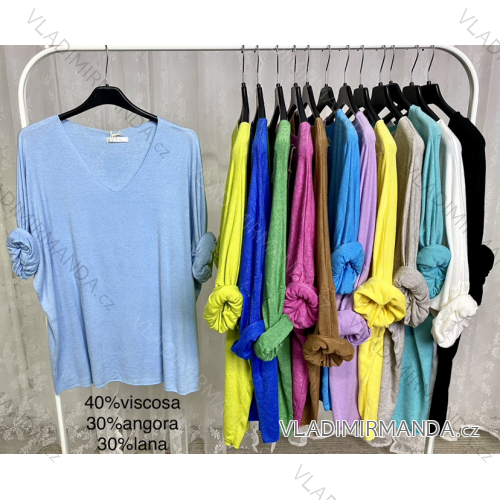 Tunika dlhý rukáv dámske (S/M ONE SIZE) TALIANSKA MÓDA IMPLP2320660070