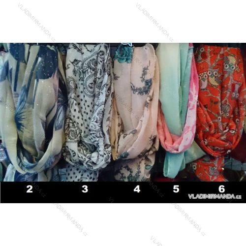 Šál guľatá letné dámske (one size) Delfina DEL11