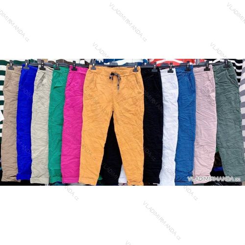Nohavice dlhé strečové dámske (S/M ONE SIZE) TALIANSKA MÓDA IMWA23498