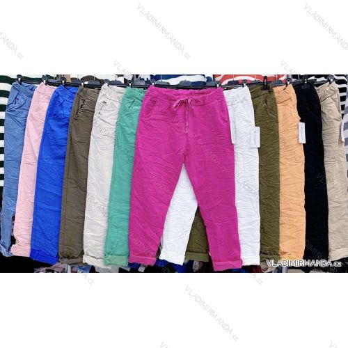 Nohavice dlhé strečové dámske (S/M ONE SIZE) TALIANSKA MÓDA IMWA23499