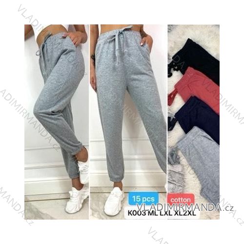 Tepláky dlhé dámske (M-2XL) TURECKÁ MÓDA TMWL23K003