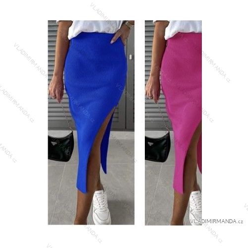 Sukňa dlhá púzdrová dámska (S/M ONE SIZE) TALIANSKA MÓDA IMWB23100