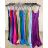Šaty dlhé elegantné na ramienka dámske (S/M ONE SIZE) TALIANSKA MÓDA IMPLP2361900105