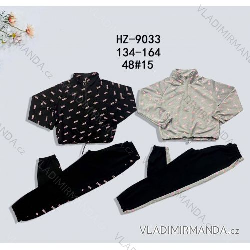 Súprava tepláky a mikina dorast dievčenské (134-164) ACTIVE SPORT ACT23HZ-9033
