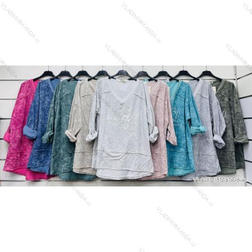 Tunika dlhý rukáv dámska (S/M ONE SIZE) TALIANSKA MÓDA IMWP23029