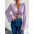 Top croptop dlhý rukáv dámsky (S/M ONE SIZE) TALIANSKA MÓDA IMPGM233351