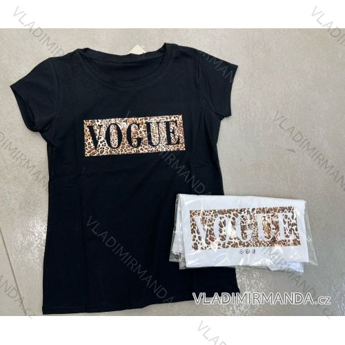 Tričko krátky rukáv dámske VOGUE (S/M ONE SIZE) TALIANSKA MÓDA IMPLM2324260