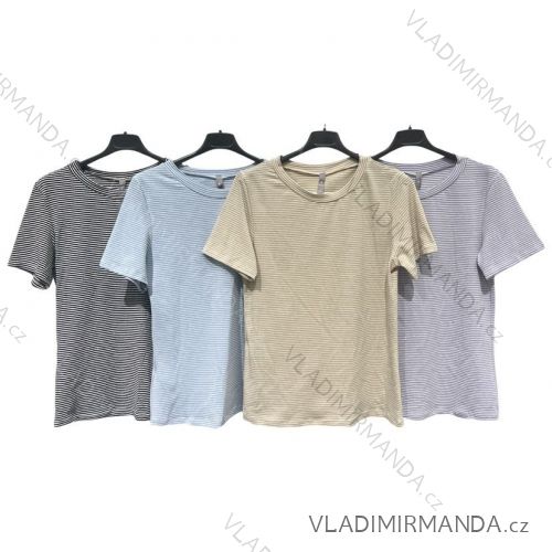 Tričko krátky rukáv dámske (S/M ONE SIZE) TALIANSKA MÓDA IMPLM2380258