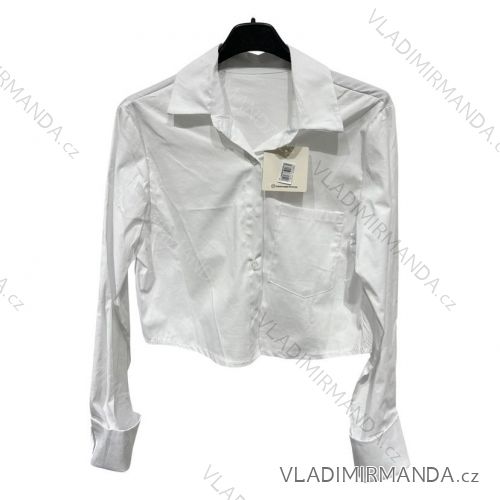 Košeľa dlhý rukáv dámska (S/M ONE SIZE) TALIANSKA MÓDA IMPLM232302100