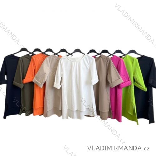 Tričko 3/4 dlhý rukáv dámske (S/M ONE SIZE) TALIANSKA MÓDA IMPLM23320200085