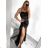 Šaty dlhé elegantné na ramienka dámske (S/M ONE SIZE) TALIANSKA MÓDA IMPGM2310505