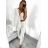 Súprava elegantné nohavice, sako a top dámska (S-XL) TALIANSKA MÓDA IMPGM233790-03 ružová S