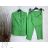Súprava elegantné nohavice, sako a top dámska (S-XL) TALIANSKA MÓDA IMPGM233790-03 ružová S