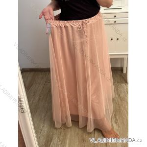 Sukňa dlhá dámska nadrozmer (L/XL/2XL ONE SIZE) TALIANSKA MóDA IM423BELLA