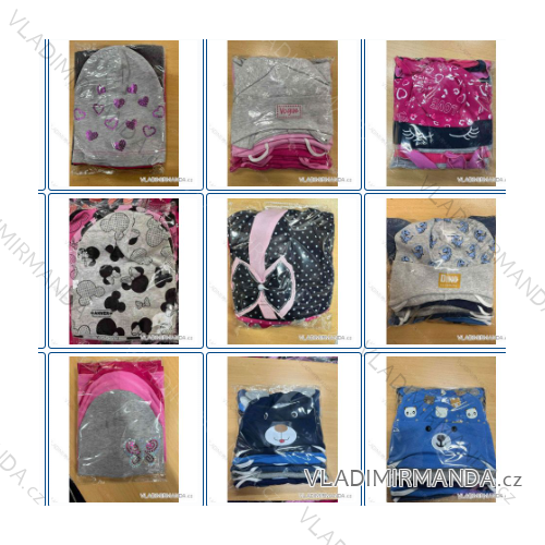 Čiapka jarní kojenecká, detská dievčenská, chlapecká(4-9 ROKOV) POLSKÁ VÝROBA PVE23KATALOG