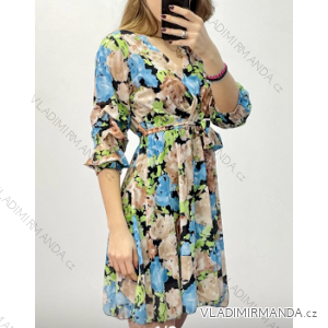 Šaty dlhý rukáv dámske (S/M ONE SIZE) TALIANSKA MÓDA IMPDY23JR15168