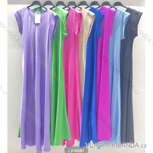 Šaty bez rukávov dámske (S/M ONE SIZE) TALIANSKA MÓDA IMPDY23LS18081