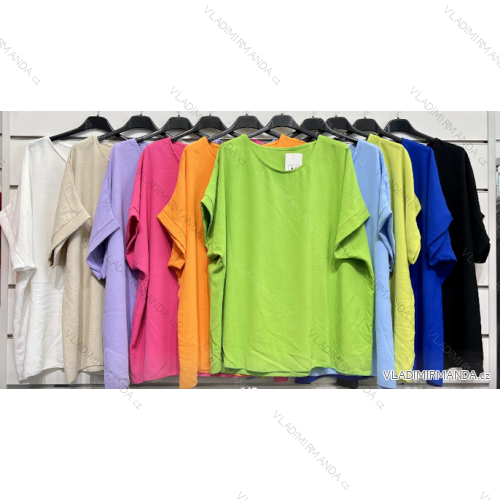 Tunika krátky rukáv dámska (S/M ONE SIZE) TALIANSKA MÓDA IMPSH2321104