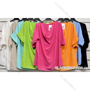 Tunika krátky rukáv dámska (S/M ONE SIZE) TALIANSKA MÓDA IMPSH2323027