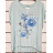 Tričko krátky rukáv dámske (S/M ONE SIZE) TALIANSKA MÓDA IMPSH2315022FR