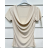 Tričko krátky rukáv dámske (S/M ONE SIZE) TALIANSKA MÓDA IMPSH2330811