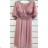 Šaty společenské krátký rukáv dámské (S/M ONE SIZE) ITALSKÁ MÓDA IMPSH2480657 zelená S / M