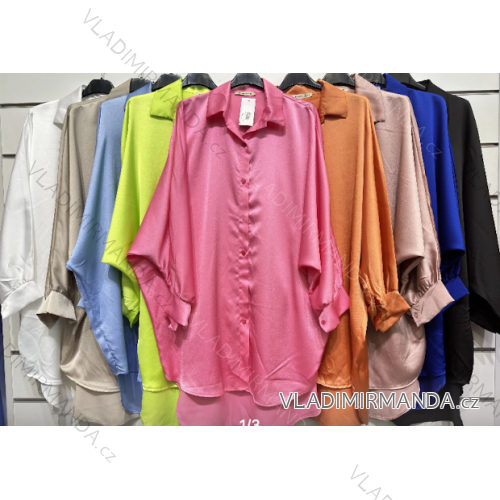 Košeľa dlhý rukáv dámska (S/M ONE SIZE) TALIANSKA MÓDA IMPSH232686