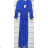 Šaty dlhé elegantný dlhý rukáv dámske (S/M ONE SIZE) TALIANSKA MÓDA IMPSH238240