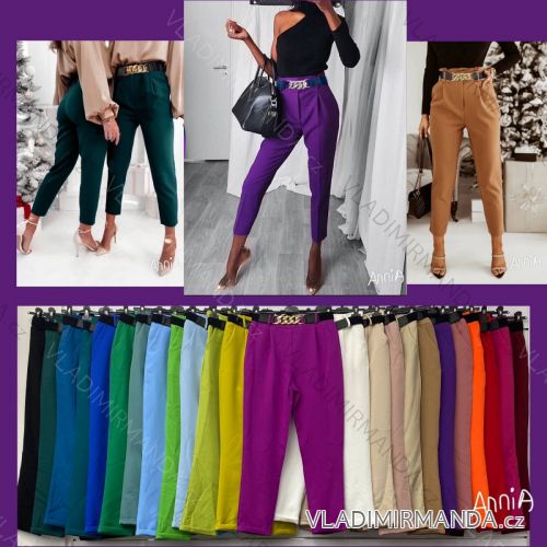 Nohavice dlhé dámske (S-2XL) TALIANSKA MÓDA IMWAD23623